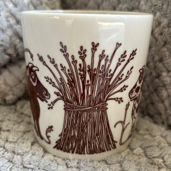 La Vache Mug Bulle Vintage Japan French Haystack 1978 Brown Cow Bull Cream - Picture 4 of 7